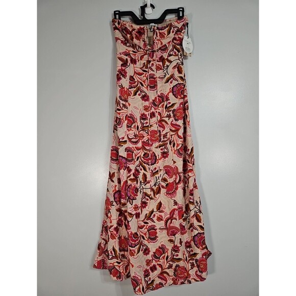 Sincerely Jules Women's XS  Smocked Back Maxi Floral Print Dress NWT - Picture 2 of 6